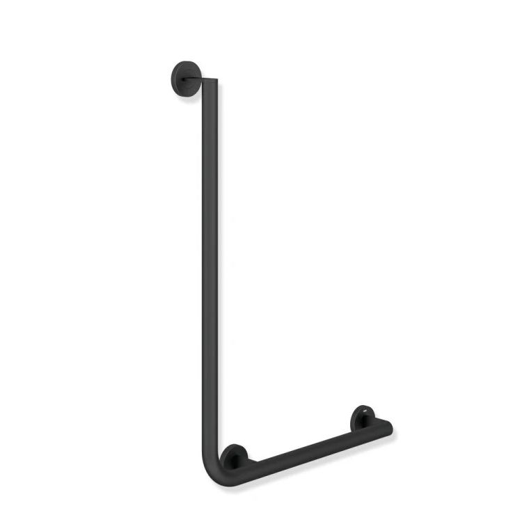 HEWI System 900 'L' Shaped Support Support Rail Matt Black Lime